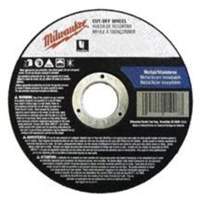 Depressed Centre Cut-Off Wheels, 4-1/2" x 0.045", 7/8" Arbor, Type 27, Aluminum Oxide, 13580 RPM Oxymax Inc