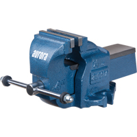 Heavy-Duty Bench Vise, 4" Jaw Width, 2-7/10" Throat Depth Oxymax Inc
