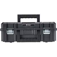 Coffre &agrave; outils avec dessus plat TSTAK II, 17-1/4" x 13" x 6-3/8", Noir Oxymax Inc