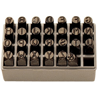 Jeu de lettres pour estampage &agrave; la main, 27 morceaux Oxymax Inc