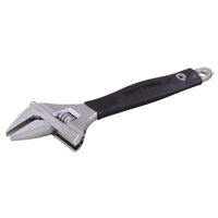 Adjustable Wrench, 8-1/4" L, 1-1/2" Max Width, Polished Oxymax Inc