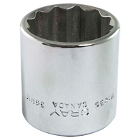Socket, 13 mm, 1/2" Drive, 12 Points Oxymax Inc