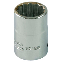 Socket, 24 mm, 3/4" Drive, 12 Points Oxymax Inc