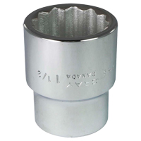 Socket, 1-1/2", 1" Drive, 12 Points Oxymax Inc