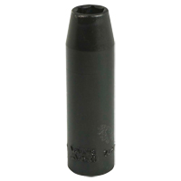 Socket, Impact, 3/8", 3/8" Drive, 6 Points, Deep Oxymax Inc