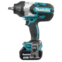 Cordless High Torque Impact Wrench Kit, 18 V, 1/2" Socket Oxymax Inc