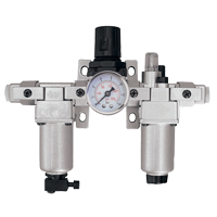 Filtre, régulateur et lubrificateur d'air modulaire (manomètre compris), 1" NPT TYY185 | Oxymax Inc
