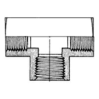 Female Pipe Tees, Brass, 1/8" Oxymax Inc