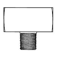 Male Branch Tee, Brass, 1/8" Oxymax Inc