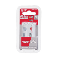 Hole Dozer with Carbide Teeth, 1", 1-3/5" Depth of Cut, Carbide Oxymax Inc