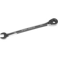 SAE Ratcheting Combination Wrench, 12 Point, 1/4", Chrome Finish Oxymax Inc