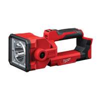 M18 Search Light, LED, 1250 Lumens, 7 Hrs. Run Time, Rechargeable Battery, Plastic Oxymax Inc
