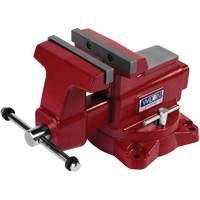 Utility HD Bench Vise, 6-1/2" Jaw Width, 4-1/4" Throat Depth Oxymax Inc