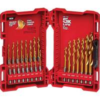 Shockwave Impact Duty Drill Bit Set, 23 Pieces, Titanium Oxymax Inc