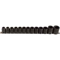 Socket Set, 13 Pcs, Impact, 1/2" Drive Size Oxymax Inc