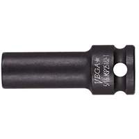 Thin Walled Socket, Impact, 1/2", 3/8" Drive, 6 Points, Deep Oxymax Inc
