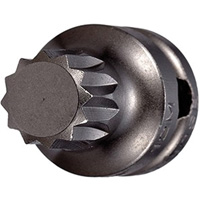 Socket Bit, Triple Square, 5 x 1" L, 3/8" Drive Oxymax Inc