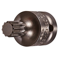 Socket Bit, Triple Square, 6 x 1-1/2" L, 1/2" Drive Oxymax Inc