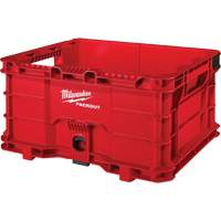 Packout Crate, 15-2/5" x 18-3/5" x 9-9/10", Red Oxymax Inc