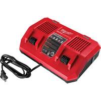 M18 Dual Bay Simultaneous Rapid Charger, 18 V, Lithium-Ion Oxymax Inc