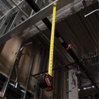 Magnetic Double-Hook Tape Measure, 25', Imperial Graduations Oxymax Inc