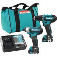 Cordless Drill & Driver Kit, Lithium-Ion, 12 V Oxymax Inc