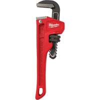 Pipe Wrench, 3/4" Jaw Capacity, 6" Long, Powder Coated Finish Oxymax Inc