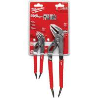 6" & 10" Comfort Grip Straight Jaw Pliers Set, 2 Pieces Oxymax Inc