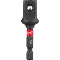 Shockwave Impact Socket Adapter, 1/4" Drive Size, 1/2" Male Size, Ball, 2" L Oxymax Inc