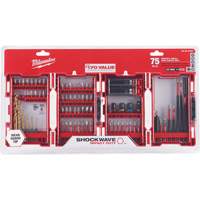 Ensemble de tournevis et perceuse &agrave; chocs Shockwave Oxymax Inc