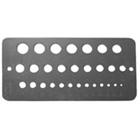 Drillco&reg; Fractional Sizes Drill Gauge Oxymax Inc