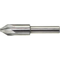 Drillco&reg; Chatterless Countersink, 3/16", High Speed Steel, 60° Angle, 6 Flutes Oxymax Inc