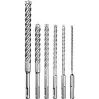 MX4 4-Cutter Rotary Hammer Drill Bit Kit, 6 Pieces, Carbide Oxymax Inc
