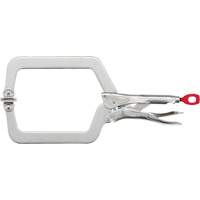 Pince-&eacute;tau en C &agrave; m&acirc;choires pivotantes Torque Lock, Longueur 9", Pinces serre-joints Oxymax Inc