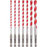 Shockwave Hammer Drill Bit Kit, 7 Pieces, Carbide Oxymax Inc