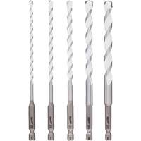Shockwave Multi-Material Drill Bit Set, 5 Pieces, Carbide Oxymax Inc