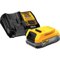 Max* Powerstack Compact Battery Kit & Charger, Lithium-Ion, 20 V, 1.7 A Oxymax Inc