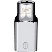 Metric Socket with Four Flat Sides, 8 mm, 1/2" Drive, 6 Points Oxymax Inc