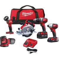M18 5-Tool Combo Kit, Lithium-Ion, 18 V Oxymax Inc