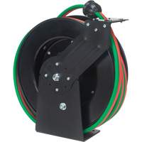 Welding Hose Reel, Welding Gases, 1/4" x 25', Single Hose, 300 psi Oxymax Inc