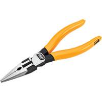 Pitbull Dipped Handle Long Nose Pliers, 6" L Oxymax Inc