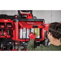 Packout Tool Cabinet, 15" x 15" x 20", Black/Red Oxymax Inc