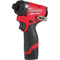 M12 Fuel Hex Impact Driver Kit, 1/4", 1500 in-lbs Max. Torque, 12 V, Lithium-Ion Oxymax Inc