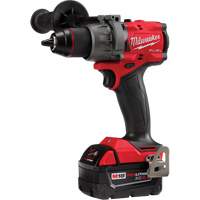 M18 Fuel Drill/Driver Kit, Lithium-Ion, 18 V, 1/2" Chuck, 1400 in-lbs Torque Oxymax Inc