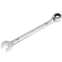 90-Tooth Reversible Ratcheting Wrench, 12 Point, 1/2", Chrome/Polished Finish Oxymax Inc