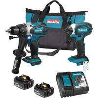 LXT Cordless 2-Tool Combo Kit, Lithium-Ion, 18 V Oxymax Inc