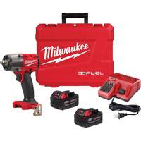 M18 Fuel™ Mid-Torque Impact Wrench with Friction Ring Kit, 18 V, 1/2" Socket UAV816 | Oxymax Inc