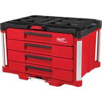 Boîte à outils avec 4 tiroirs PackOut<sup>MC</sup>, 22-1/5" la x 14-3/10" h, Rouge UAW031 | Oxymax Inc