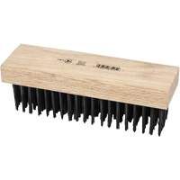6SB Hand Scratch Brushes, Carbon Steel, 6 x 19 Wire Rows, 7-1/4" Long Oxymax Inc