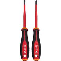 Insulated Slim Tip Screwdriver Set, 2 Pcs., Magnetic Oxymax Inc